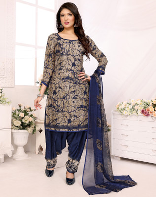 MAHAKLI CREATION Crepe Printed Salwar Suit Material