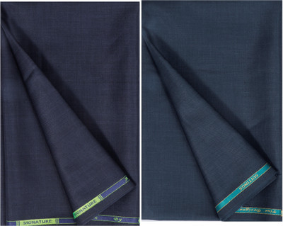 abhi fashion Polycotton Self Design Trouser Fabric