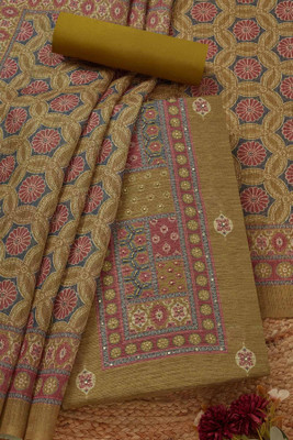 soch Art Silk Printed Salwar Suit Material