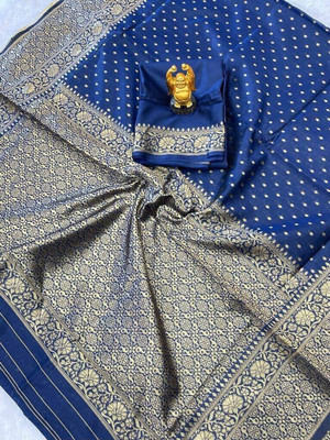 Kanjivaram Jacquard Embroidered Blouse Material