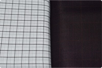 Arvind Pure Cotton Checkered Shirt & Trouser Fabric