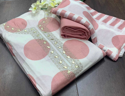 Meghdoot Textiles Pure Cotton Printed Salwar Suit Material