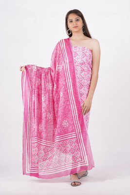 KWATCHI Pure Cotton Printed Salwar Suit Material