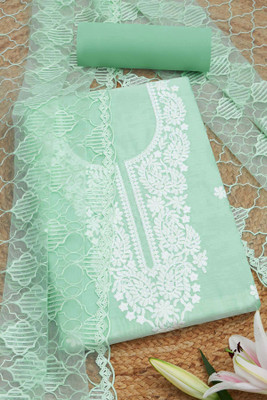 soch Chanderi Embroidered Salwar Suit Material