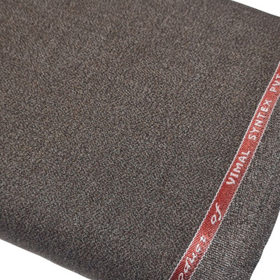 VIMAL SUITING Polycotton Solid Trouser Fabric