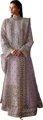 Fijyfab Georgette Embroidered Salwar Suit Material