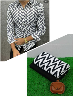 KHODIYAR FASHION Polycotton Printed Shirt & Trouser Fabric