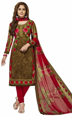 EverEthnic Crepe Printed Salwar Suit Material