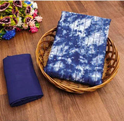 ZIKIGO Polycotton Embroidered Suit Fabric
