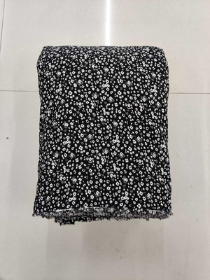 HIGHLANDING Crepe Solid, Printed Kurta Fabric