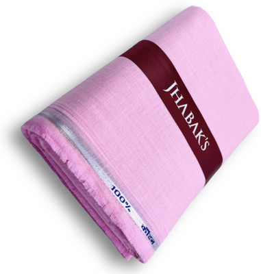 JHABAK'S Pure Cotton Self Design Shirt Fabric
