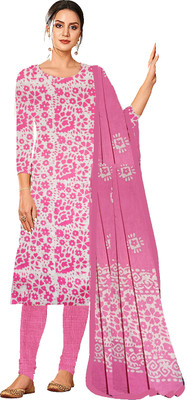 Bombay Buta Cotton Blend Printed Salwar Suit Material