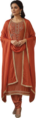 GP1 Viscose Rayon Embroidered Salwar Suit Material