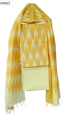 Manikant Handloom Cotton Blend Printed Salwar Suit Material