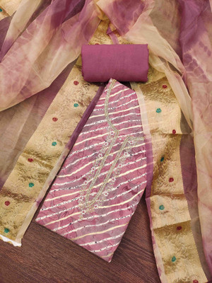 Kimisha Cotton Blend Printed Salwar Suit Material