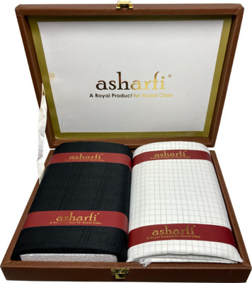 Asharfi Polycotton Checkered Shirt & Trouser Fabric