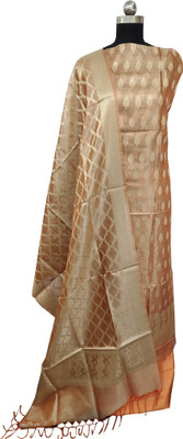 Naveera Organza Self Design Salwar Suit Material