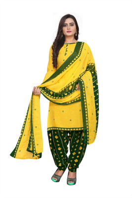 PARADISE PRINTS Crepe Printed Salwar Suit Material
