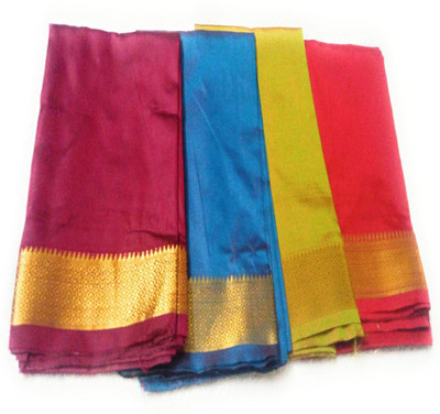 Cotton colors Cotton Silk Self Design Blouse Material