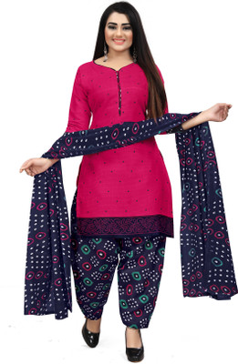 Rajnandini Cotton Blend Printed Salwar Suit Material