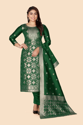 ARISHTA Art Silk Embroidered Kurta & Palazzo Material