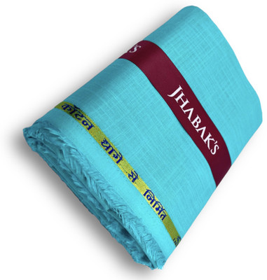 JHABAK'S Pure Cotton Self Design Shirt Fabric