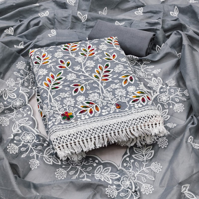 Divastri Georgette Embroidered Salwar Suit Material