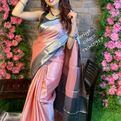 Kanjivaram Jacquard Printed Blouse Material