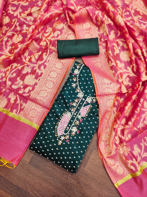 Kimisha Cotton Blend Floral Print Salwar Suit Material