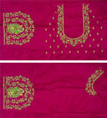 VLIPCARTZ Pure Silk Embroidered Blouse Material