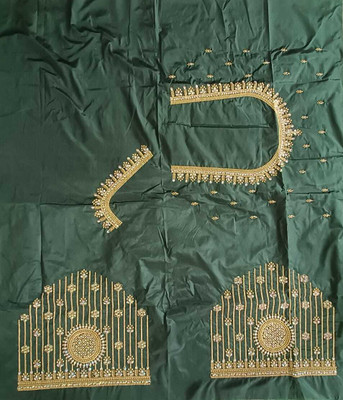 SIDDHI TRENDZ Art Silk Embroidered Blouse Material