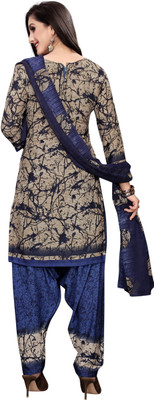 TenTree Crepe Printed Salwar Suit Material