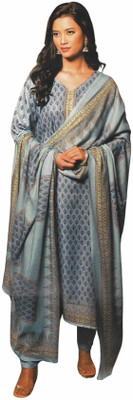Soul Essence Wool Printed Salwar Suit Material