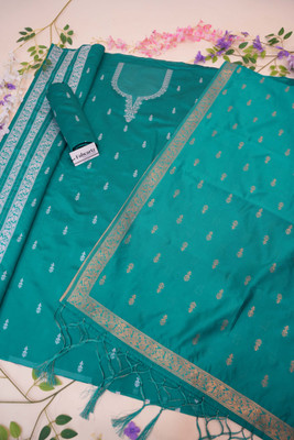 Fabcartz Jacquard Self Design Salwar Suit Material