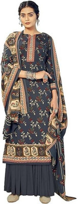 DRAVINAM Trends Wool Printed Salwar Suit Material
