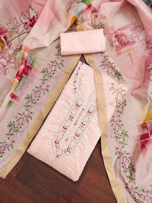 Kimisha Cotton Blend Printed Salwar Suit Material