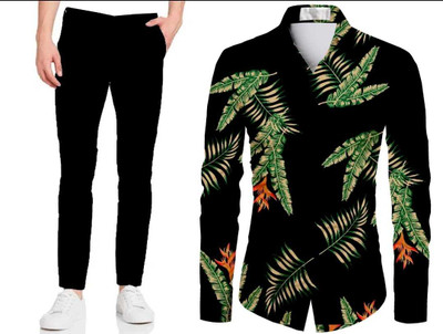 KHODIYAR FASHION Polycotton Printed Shirt & Trouser Fabric