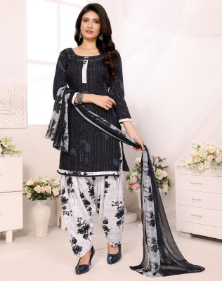 nayan Crepe Paisley Salwar Suit Material