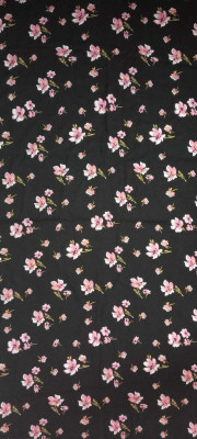 KARTVILLA Crepe Printed Kurta Fabric