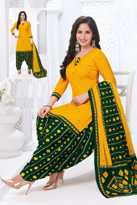 The Jazzbaat Crepe Printed Salwar Suit Material