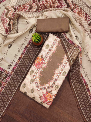 Divastri Organza Printed Salwar Suit Material