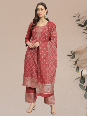 Safaa Wool Self Design Kurta & Palazzo Material
