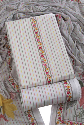 Tavas Cotton Blend Printed Salwar Suit Material