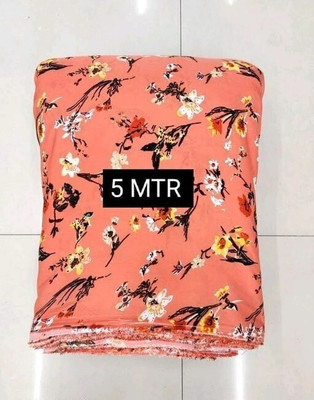 HouseOfCommon Crepe Floral Print Kurta & Patiyala Material