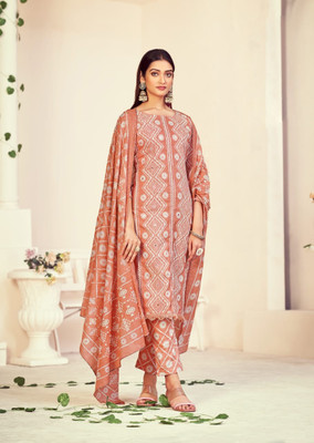 Drashti Creation Cotton Blend Printed Salwar Suit Material