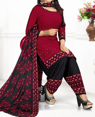the Caoimhe Crepe Paisley Salwar Suit Material