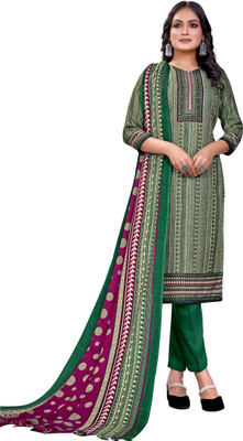DRAVINAM Trends Wool Printed Salwar Suit Material