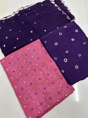 Drashti Creation Pure Cotton Embellished Salwar Suit Material