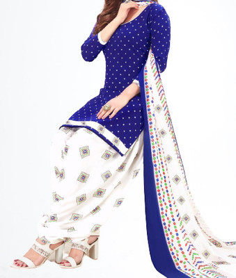 THIRA Crepe Printed Salwar Suit Material