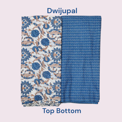 Dwijupal Pure Cotton Solid Multipurpose Running Fabric